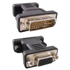 Video Adapter, DVI (24+5) M-VGA (D-sub) F, 0, schwarz, Logo